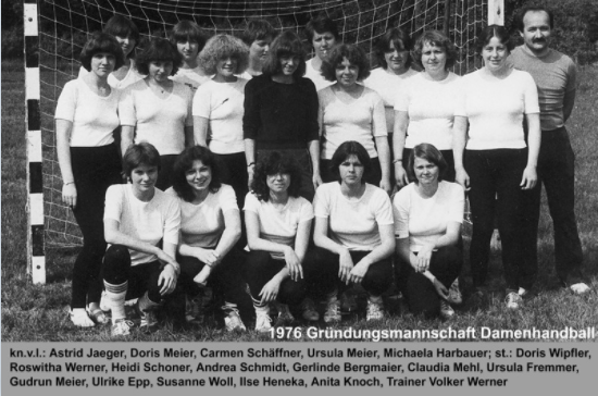 1976 Damen Handball